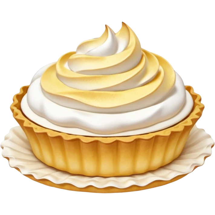 Lemon tartlet with meringue on top emoji