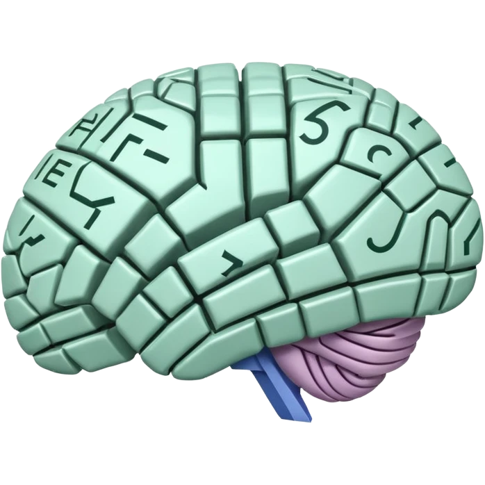 Brain made of euro bills  emoji