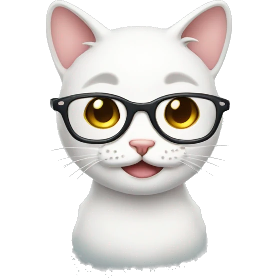 smile cat with glasses emoji