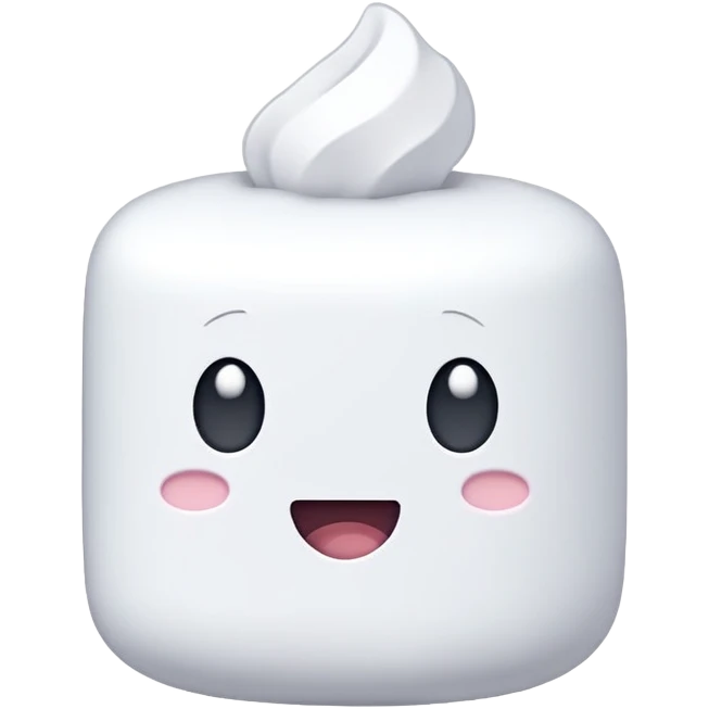 Marshmallow from Inanimate insanity￼ emoji