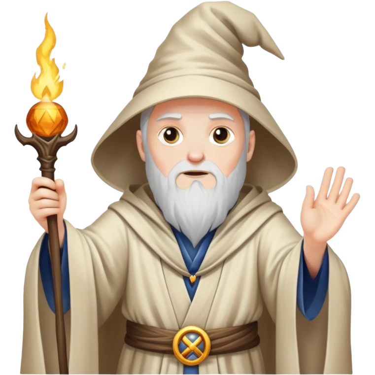 Wizard casting spells emoji