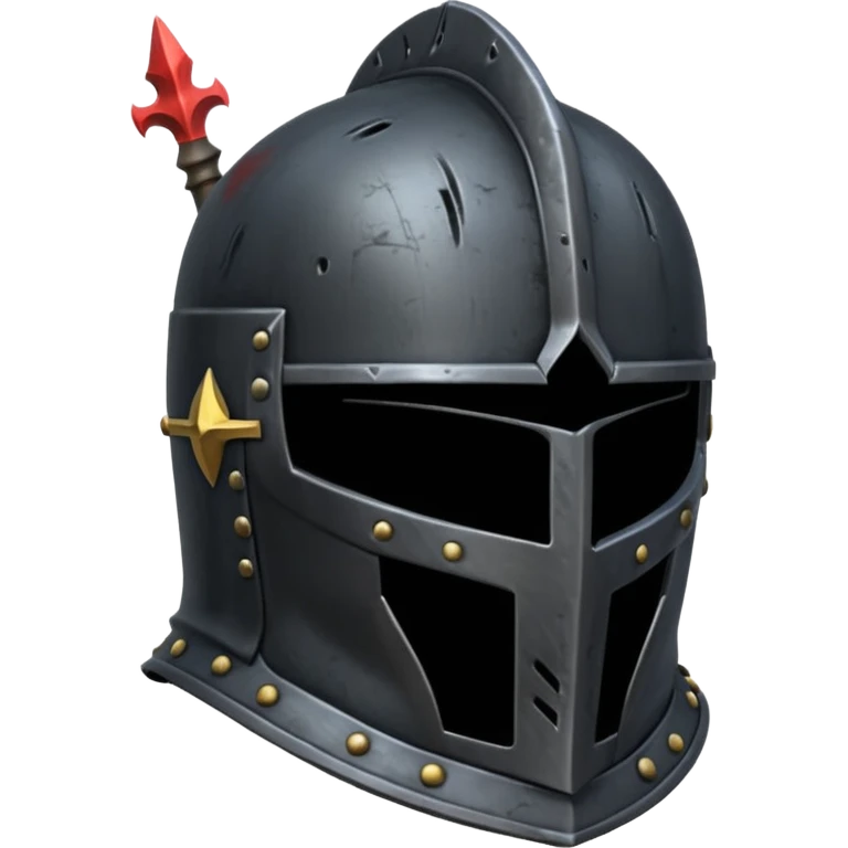 Black Knight helmet emoji
