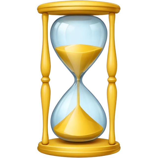 yellow Hourglasse emoji