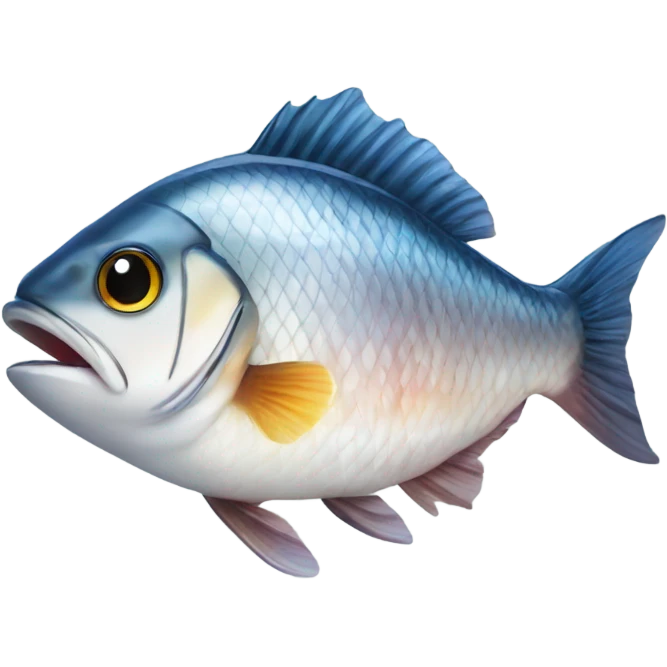 1lb fish at market emoji