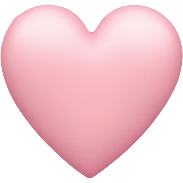 pastel pink heart emoji