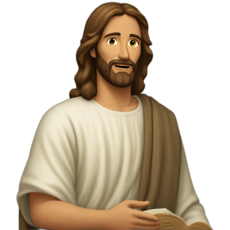 jesus-hoguera-biblia emoji