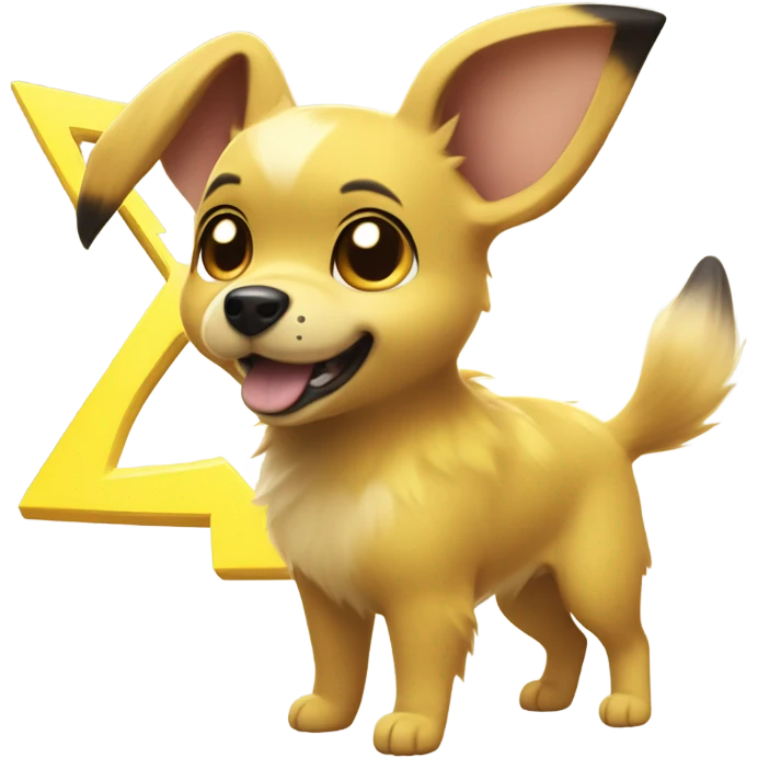 pikachu dog emoji
