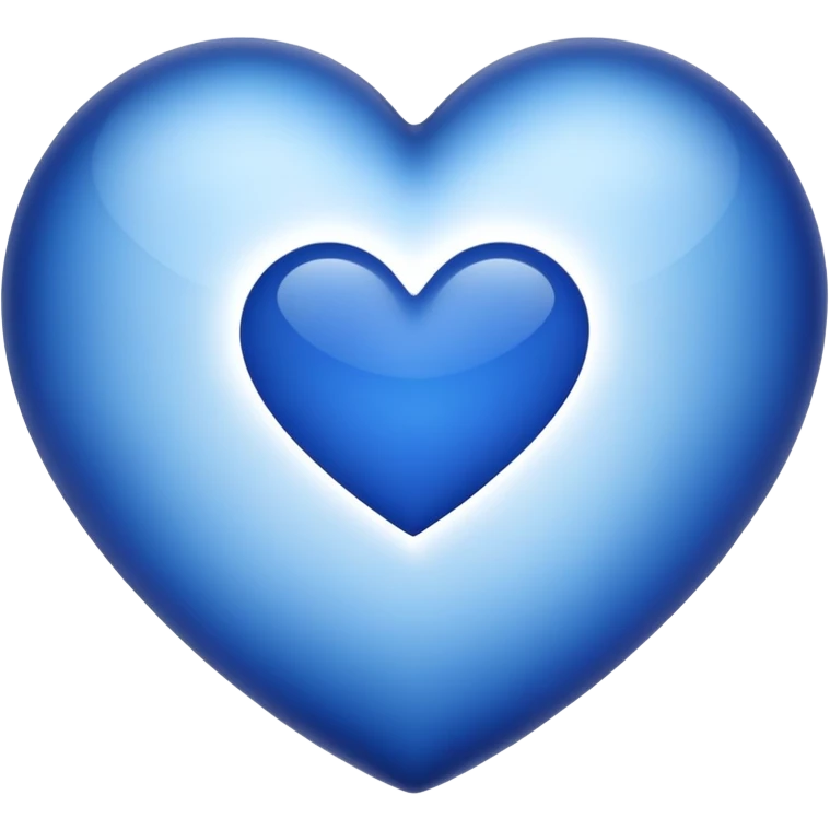 Indigo blue heart emoji