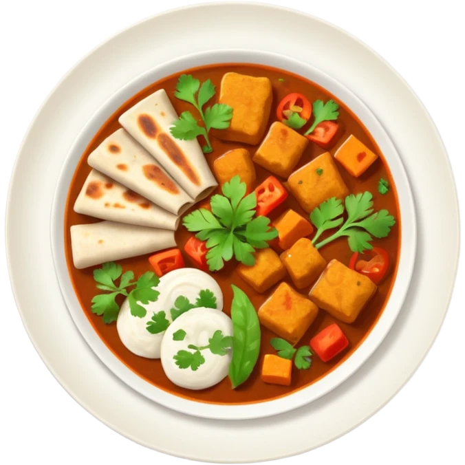 ios 18 aesthetic indian food emoji