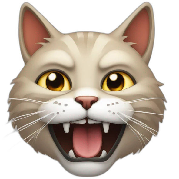 Evil cat emoji