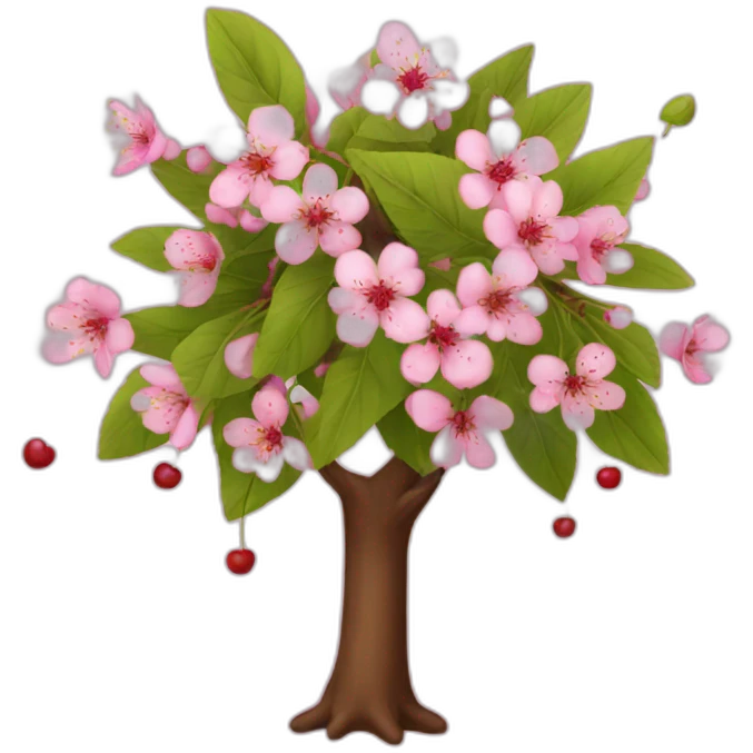 Cherry-tree emoji