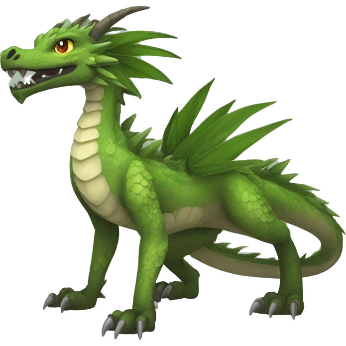   Legendary Earthly Muddy Jungle Grass Dragon Fakemon emoji