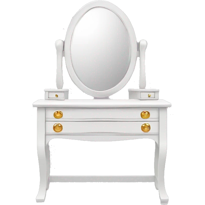 Vanity table with mirror  emoji