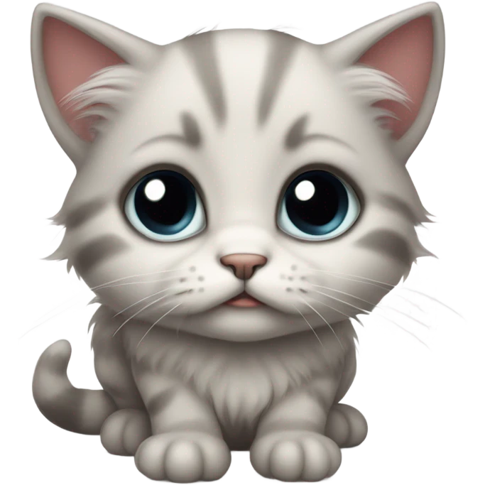 Sad kitty cat emoji