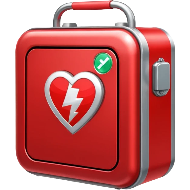 AED box, sparkling highlights emoji