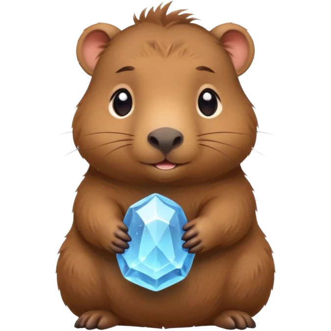 baby capypara with magical stone


 emoji