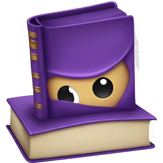 purple book  emoji
