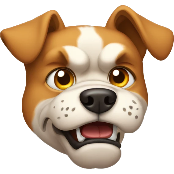 angry dog emoji