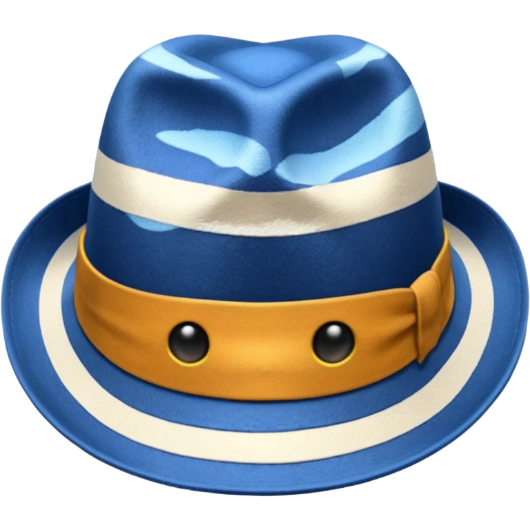 striped Fedora emoji