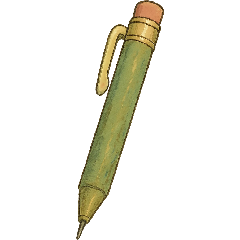 ghibli style mechanical pencil emoji
