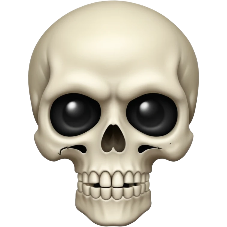 emoji of skull but very scary emoji