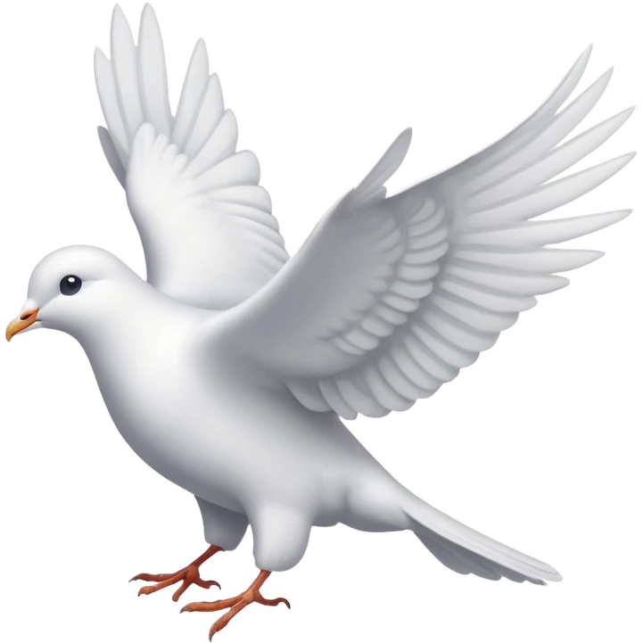 Pretty White Dove emoji