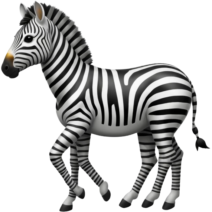 zebra walking emoji