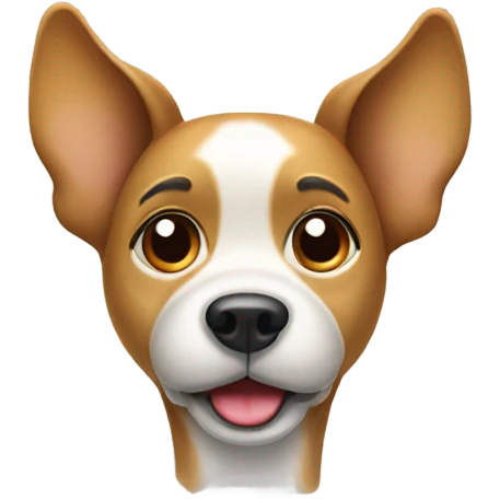 Dog standing upside down  emoji