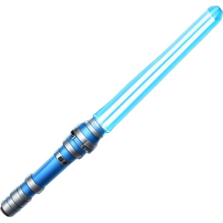 Blue Lightsaber from star wars emoji