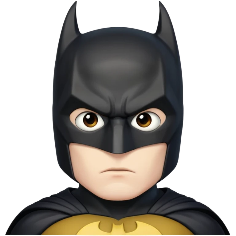 Batman looking serious emoji