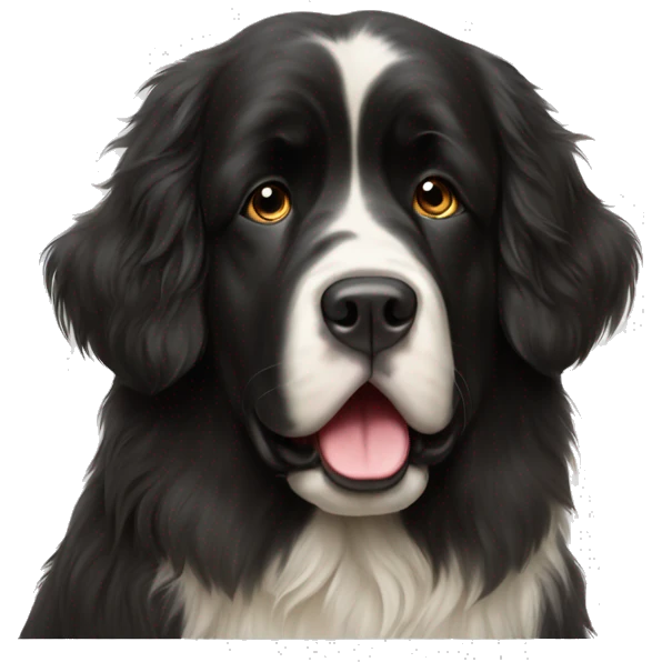 Landseer Newfoundland  emoji