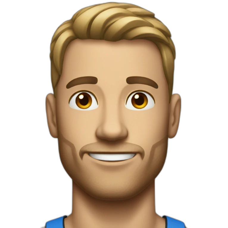 tall good looking sporty man emoji