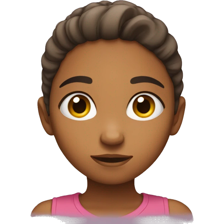 Shy girlie emoji