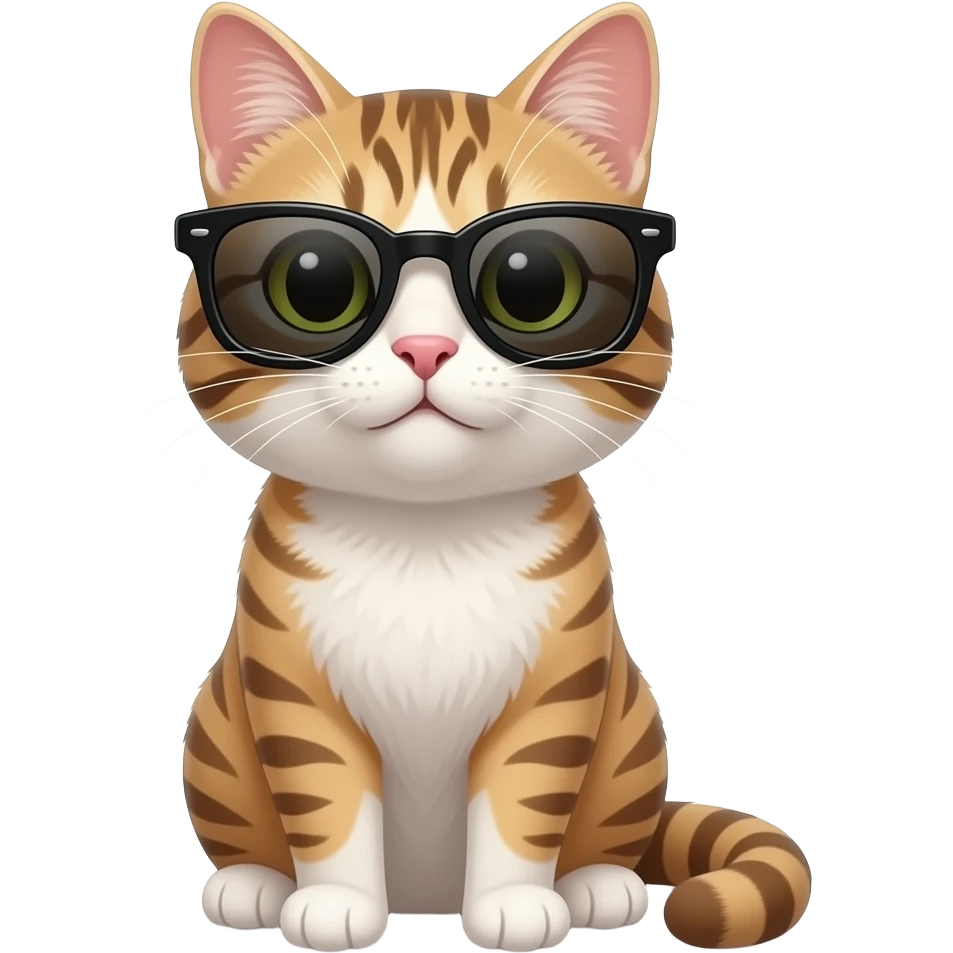 Cat wearing sunglasses emoji