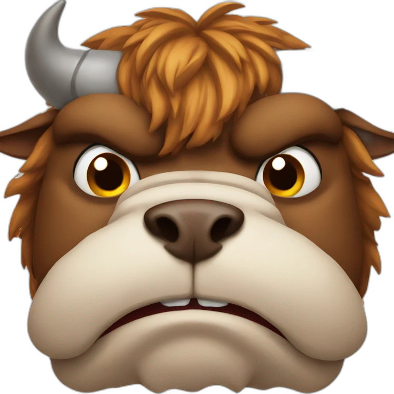 angry bull emoji