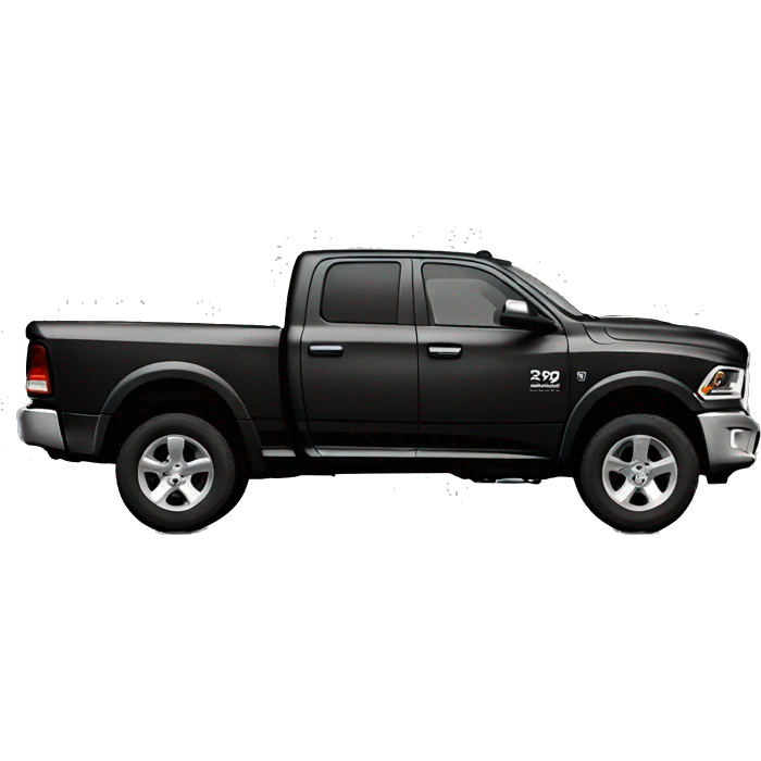 2015 black ram truck  emoji