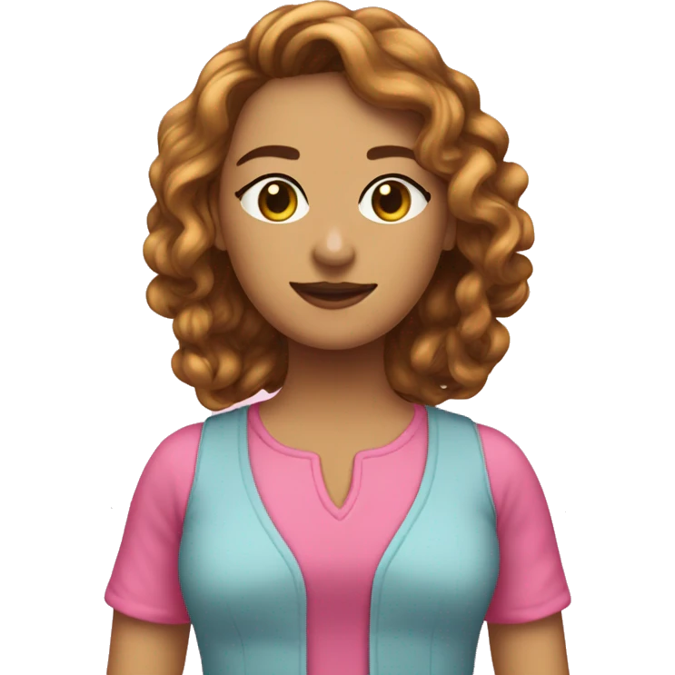 um mergulhador de roupa rosa emoji