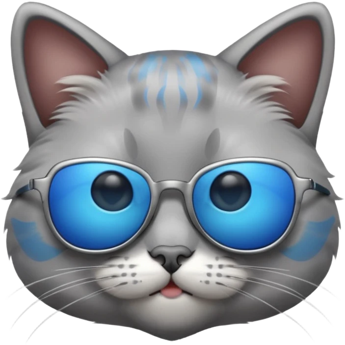 Cat wearing sunglasses emoji