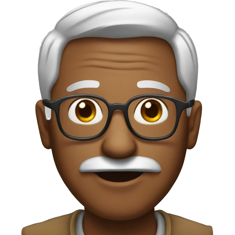 Grandfather in love emoji