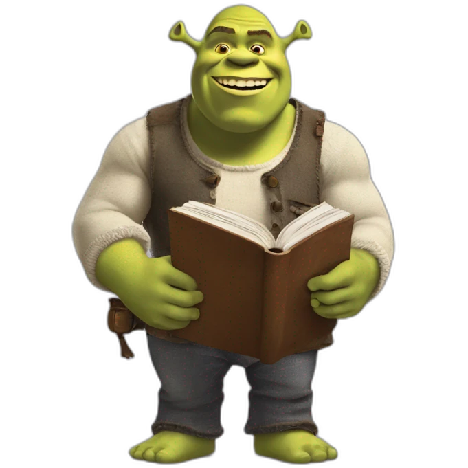 shrek holding the new york building code book emoji