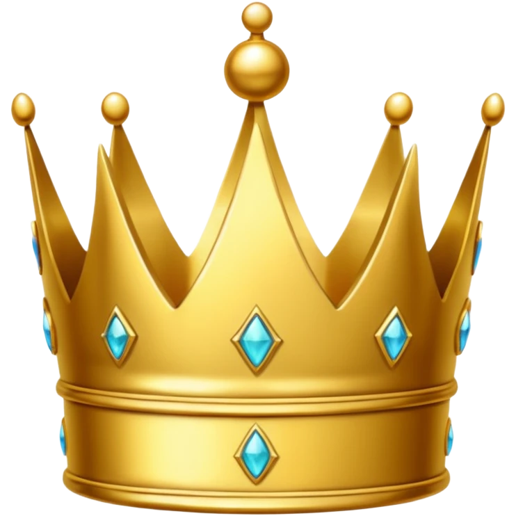 Gold crown emoji