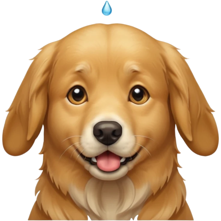 Dog asking for food emoji