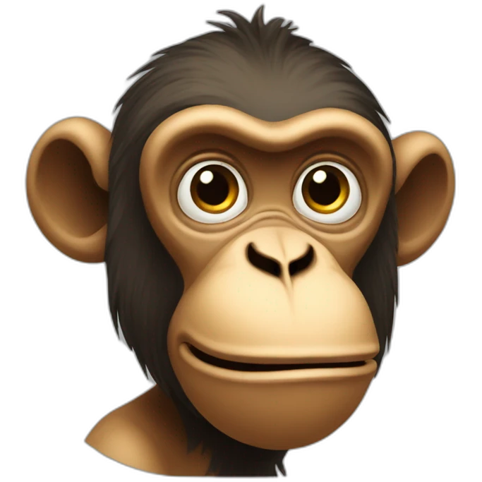 sceptical monkey emoji