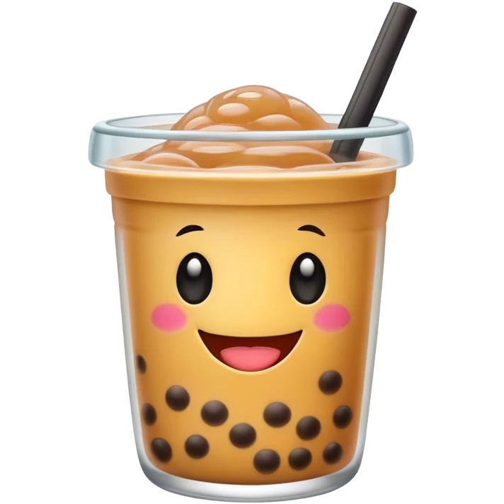 Cute boba emoji