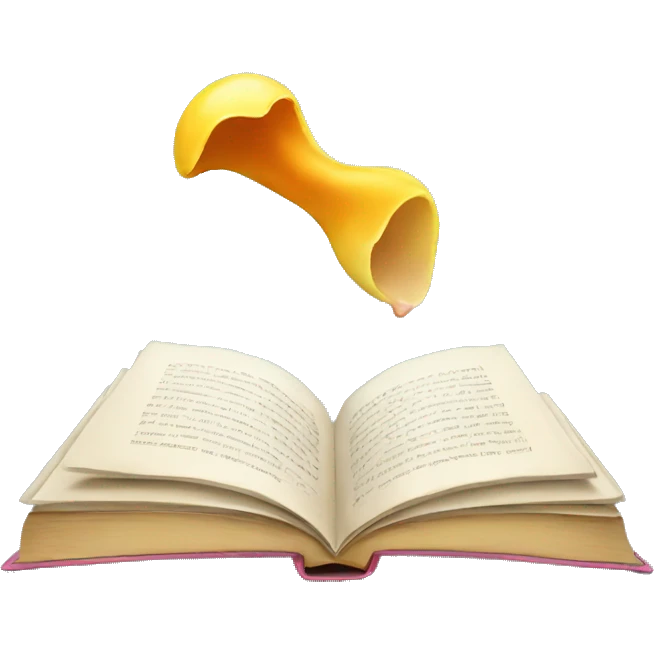 book with tongue emoji