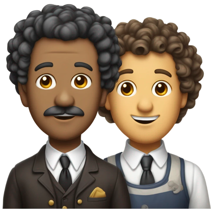 Moe, Larry and Curly emoji