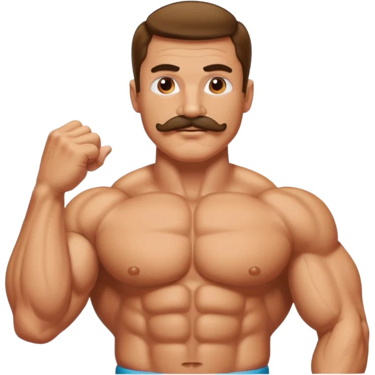 cbum mr olympia with mustache emoji