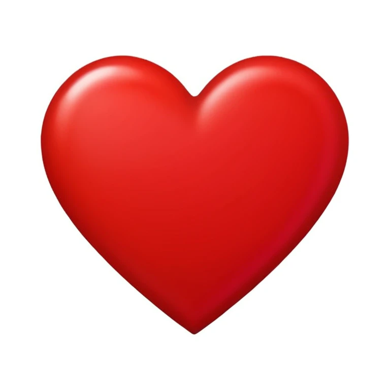 pop art themed heart emoji