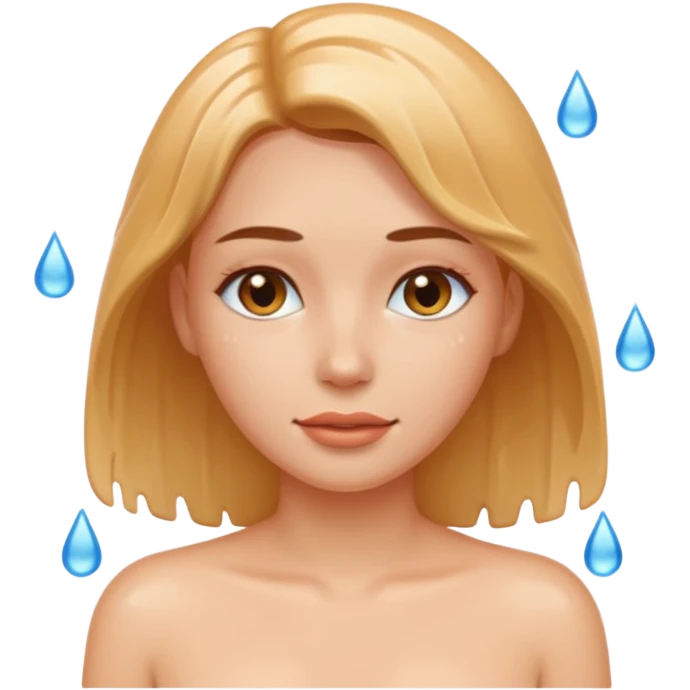 Naked woman's pussy no clothes emoji