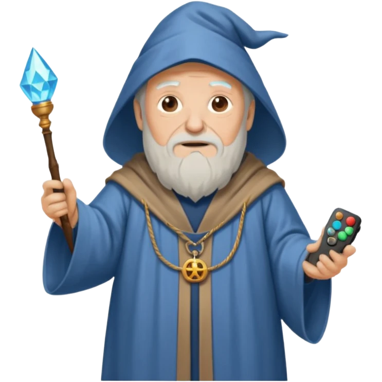 Wizard-remote control emoji